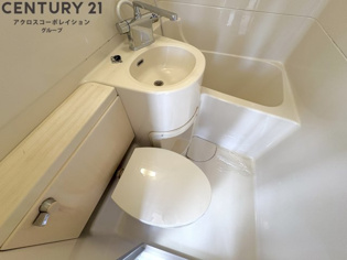 ゆったり落ち着けるトイレです