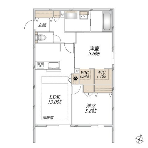 Ｃｈｏｕｅｔｔｅ　Ｍａｉｓｏｎ　シュエットメゾンの間取り|★間取り★