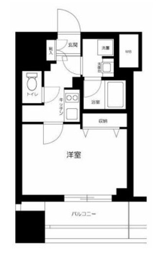 コンシェリア神楽坂の間取り