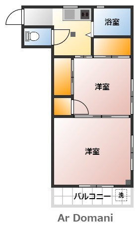 【間取り】 | ローズタウン曽根
