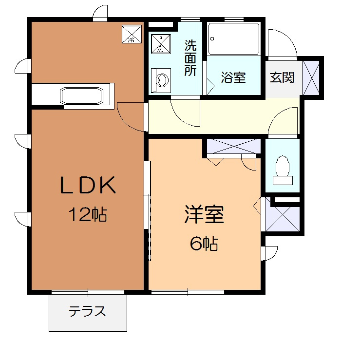 レガーロ本鵠沼の間取り