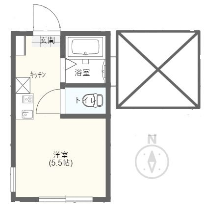 ヒルズ篠原東三丁目の間取り