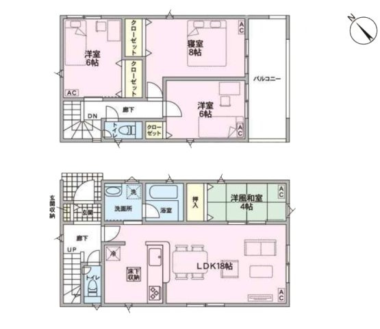 【間取り】 | 名古屋市守山区大字中志段味字古山田2592『仲介料無料』新築戸建て | 7号棟