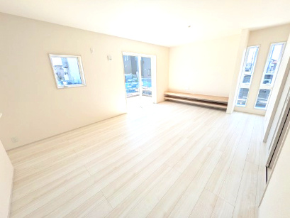 かすみがうら市下稲吉2期　新築戸建て　4号棟の居間・リビング
