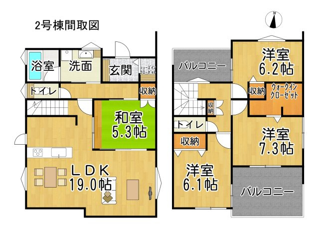 クレイドルガーデン常滑市西阿野町第1　2号棟の外観|●〇現況写真○●
☆現況写真、随時更新していきます。お楽しみに♪☆