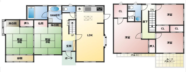 【間取り】 | 南区土河原町