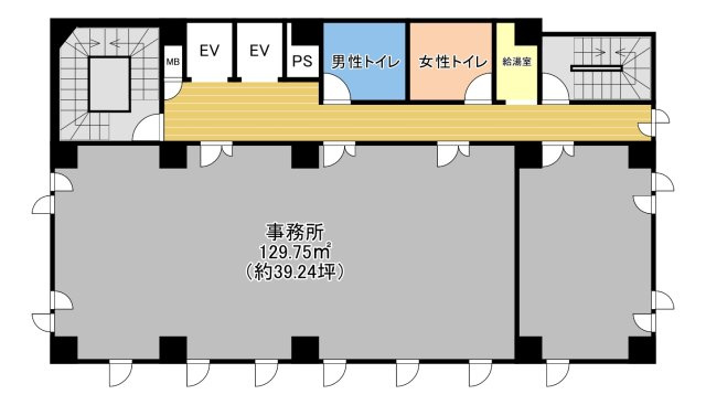 フクダ不動産八木駅前ビルの間取り