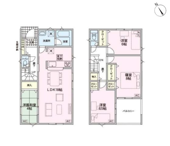 【間取り】 | 名古屋市守山区大字中志段味字古山田2592『仲介料無料』新築戸建て | 9号棟