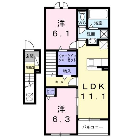 グリュンヴェルデの間取り
