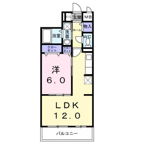 サザンエステート中須の間取り