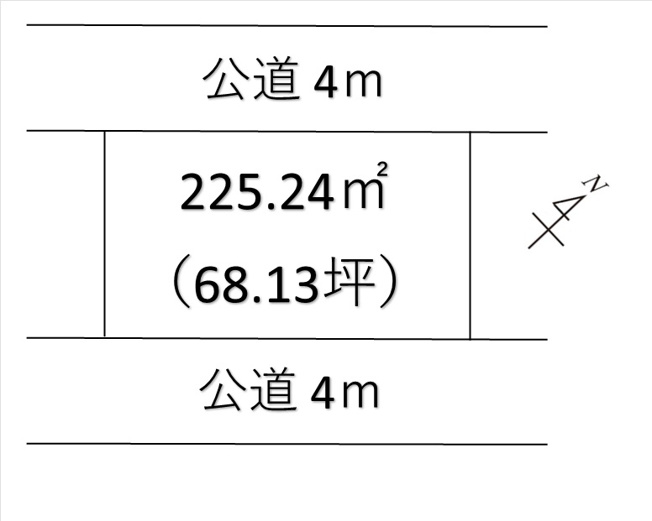 【土地図】 | 熊谷市久保島　900万　土地