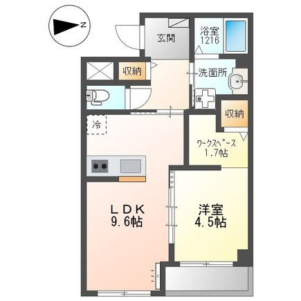 ブランキューブ南摂津の間取り