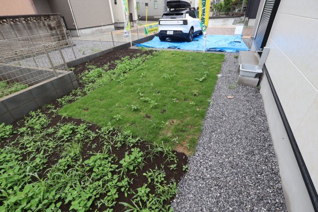 《仲介手数料無料》見沼区大字大谷394新築一戸建てブルーミングガーデンの庭