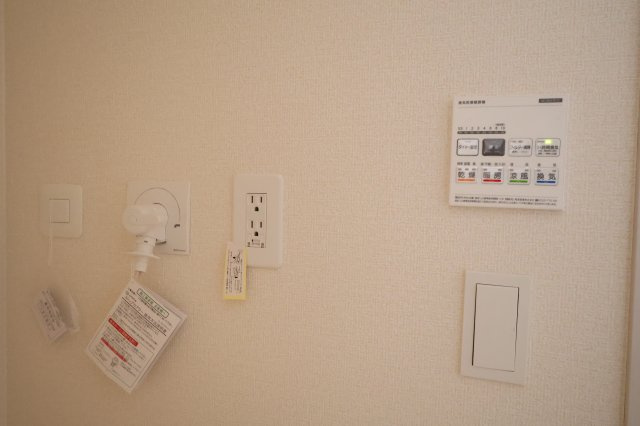 《仲介手数料無料》見沼区大字大谷394新築一戸建てブルーミングガーデンの浴室|ガス乾燥機が設置できます。