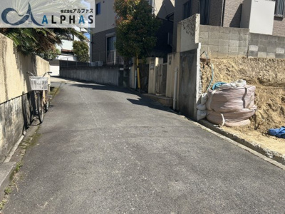【前面道路含む現地写真】 | 明石市藤江　建築条件無し土地 | ■前面道路交通量少ないです♪