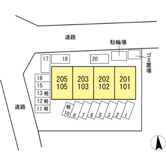 アスール三佐の区画図