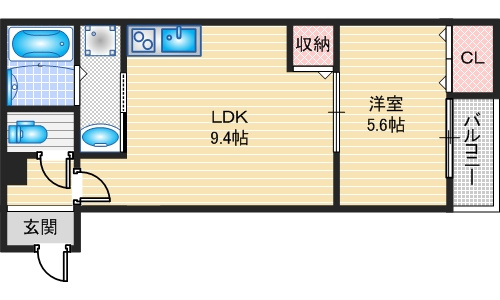 ＡＣＴ正雀の間取り