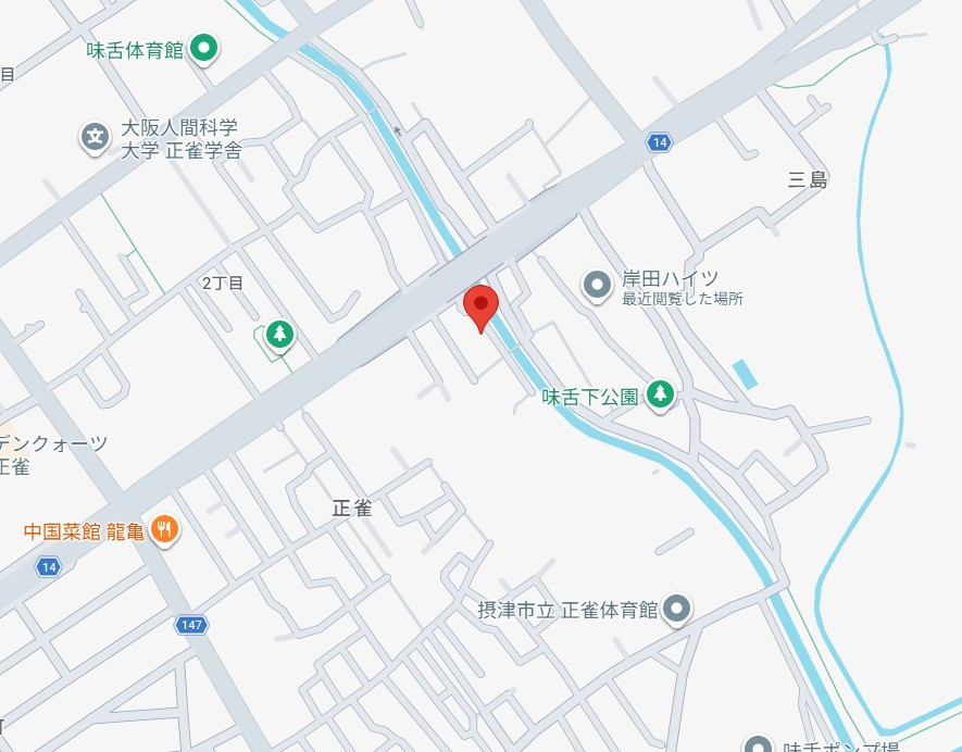 ＡＣＴ正雀の地図