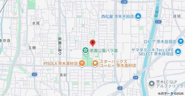 コート若園の地図