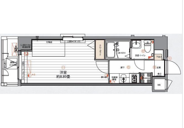 グランパークＮ．ＴＯＫＹＯの間取り