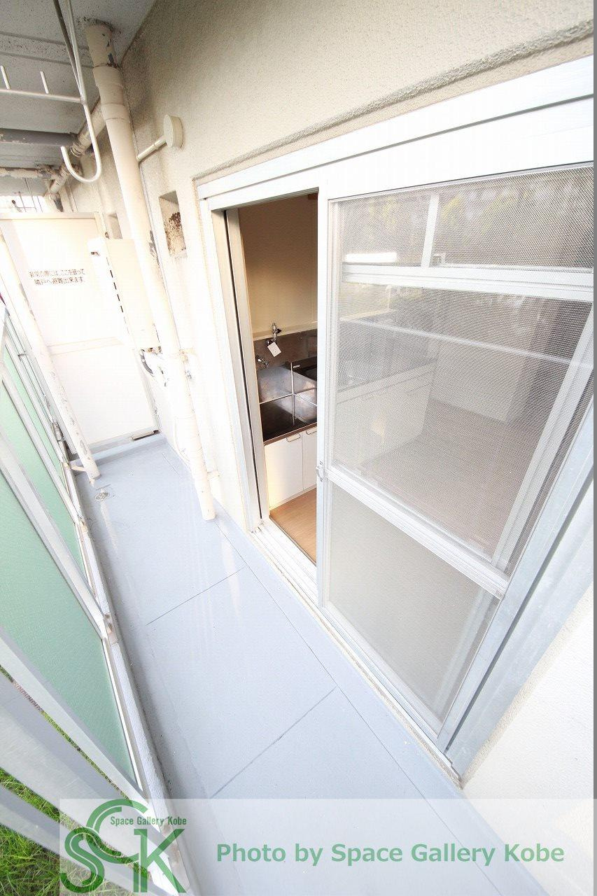 明舞北住宅のバルコニー|※お部屋により仕様が異なる場合があります。