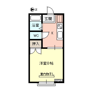 プレシェール　ロジュマンの間取り