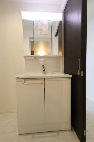 《仲介手数料無料》南区南浦和４丁目3-17新築一戸建てミラスモの独立洗面台
