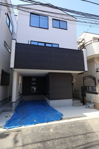 《仲介手数料無料》南区南浦和４丁目3-17新築一戸建てミラスモの外観|撮影日 2026年8月８日 14:00 晴れ