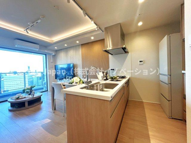 パークシティ中央湊ザタワーのキッチン