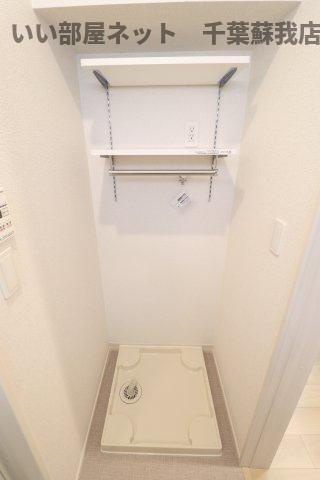 グレイスコートの洗面所|洗濯機置場