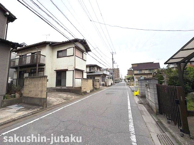 東習志野６丁目　売地の前面道路含む現地写真|東側5.4ｍ公道面　間口約9.2ｍ　