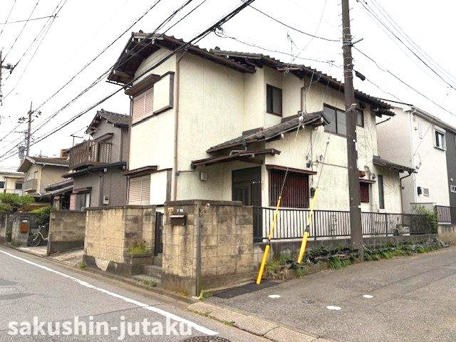 東習志野６丁目　売地の外観|東習志野６丁目　売地　建築条件なし　確定測量　約34.4坪の整形地　東側5.4ｍ公道面　間口約9.2ｍ　解体更地渡し
