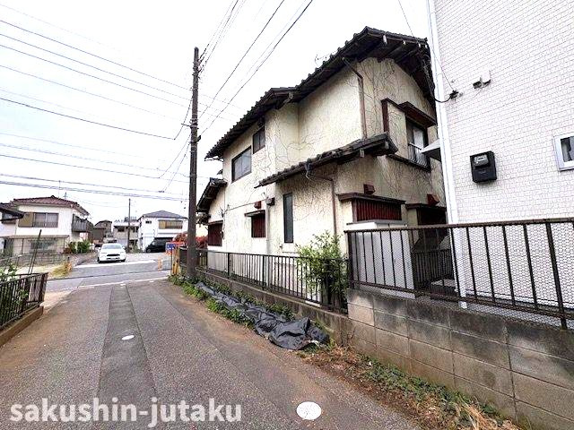 東習志野６丁目　売地の外観|東習志野６丁目　売地　建築条件なし　確定測量　約34.4坪の整形地　東側5.4ｍ公道面　間口約9.2ｍ　解体更地渡し