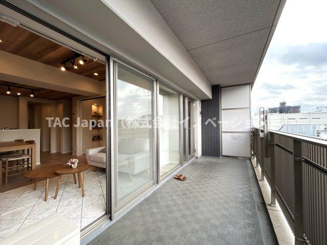 イニシア墨田押上のバルコニー