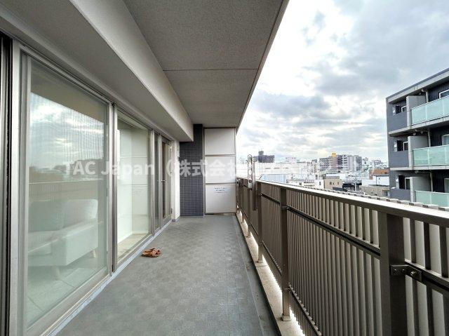 イニシア墨田押上のバルコニー