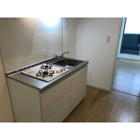 藤沢市片瀬４丁目のアパートのキッチン