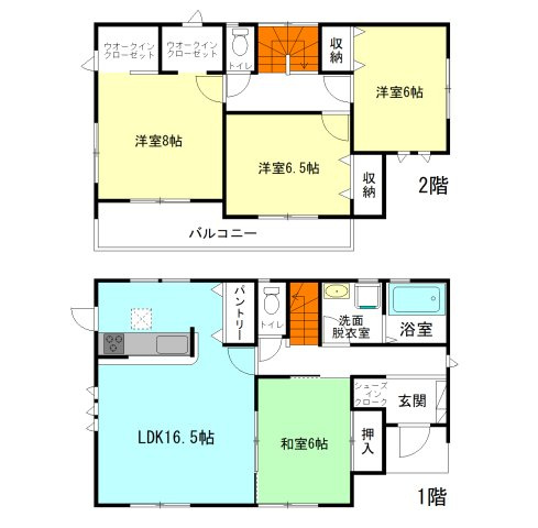 【外観】 | リーブルガーデン.S高崎市箕郷町上芝第3ー① | （建築中現地）