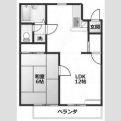 【間取り】 | ウッディハイツ富田