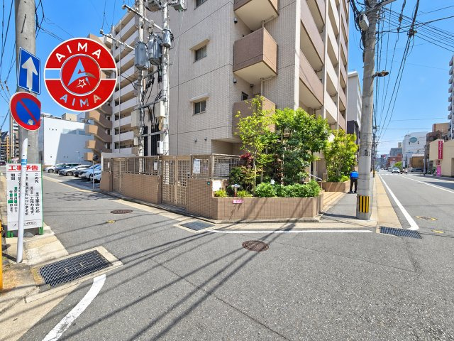 アルファライフ博多805の現況写真|前面道路含む現地写真です。
