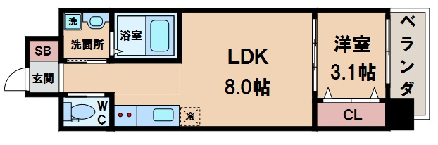 【間取り】 | ＬＩＶＩＡＺ三明町