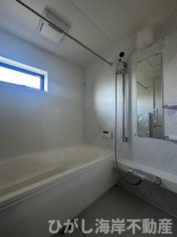 茅ヶ崎市中島　新築戸建　全４棟の浴室|一坪タイプのユニットバス
