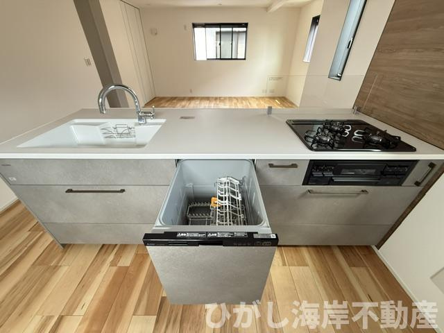 茅ヶ崎市菱沼1丁目　新築戸建のキッチン|食洗器付きシステムキッチン