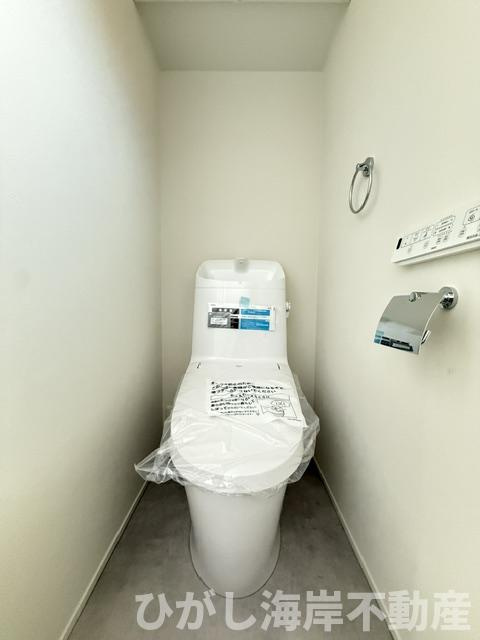 茅ヶ崎市菱沼1丁目　新築戸建のトイレ|洗浄機能付きお手洗い
