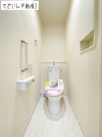 【トイレ】 | blooming garden加須市花崎４丁目　新築住宅 | ≪1号棟≫
現地(2026年4月撮影)