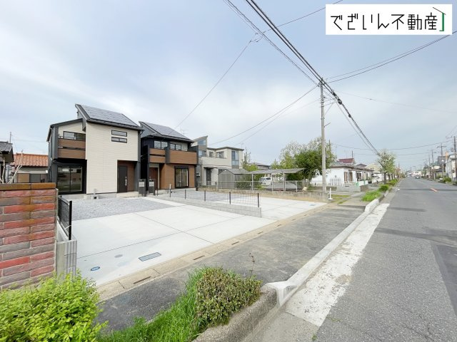 【前面道路含む現地写真】 | blooming garden加須市花崎４丁目　新築住宅 | ≪1号棟≫
現地(2026年4月撮影)