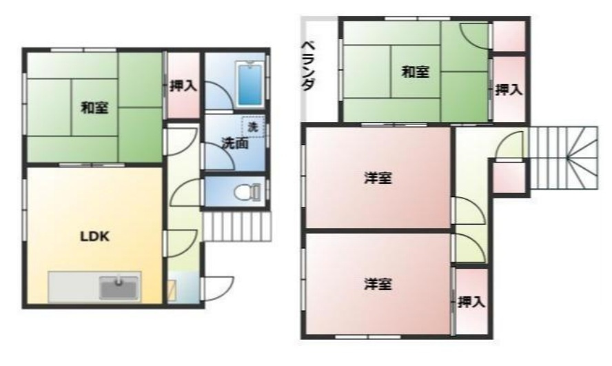 【中古戸建】深谷市大谷の間取り|■間取り図｜敷地面積：123.08㎡（約37.23坪）建物面積：83.63㎡（約25.29坪）