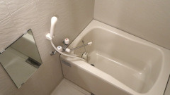 プロニティ風雅B棟の浴室|ゆったり過ごせるお風呂です