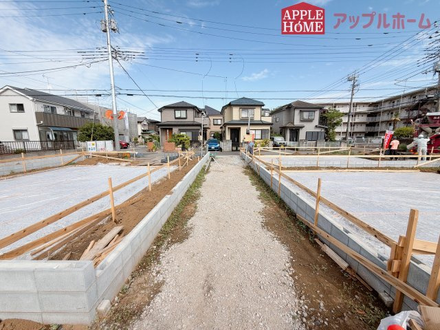 [新築住宅] 坂戸市仲町 全6棟の前面道路含む現地写真