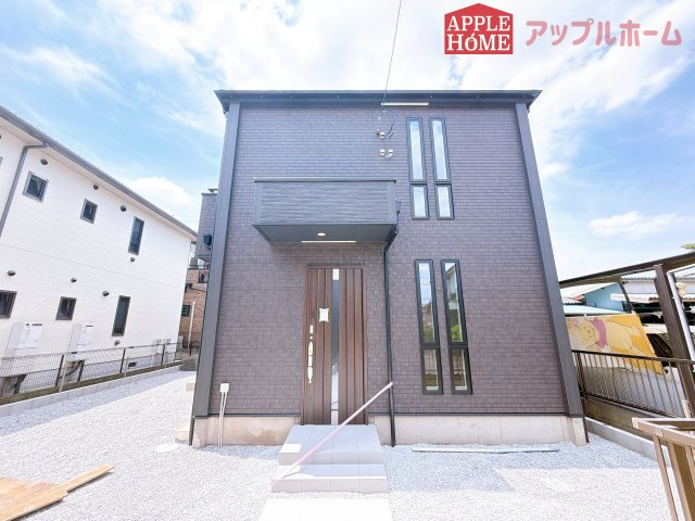 [新築住宅] 坂戸市仲町 全6棟の外観|☆内覧可能☆アップルホームでは物件のメリットデメリットお客様の立場にたちお伝えさせていただきます！いつでもお気軽にお問合せOKです！TEL「0120-466263」