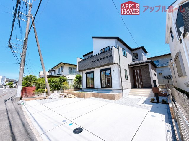 [新築住宅] 坂戸市鶴舞 2丁目 5期 全1棟の外観|ぜひ現地にて、実際の建物・街並み・日当たり等ご確認下さい♪お問い合わせはお気軽に☆　TEL「0120-466263」